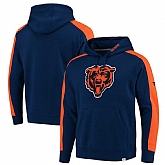 Men's Chicago Bears NFL Pro Line by Fanatics Branded Iconic Pullover Hoodie Navy,baseball caps,new era cap wholesale,wholesale hats